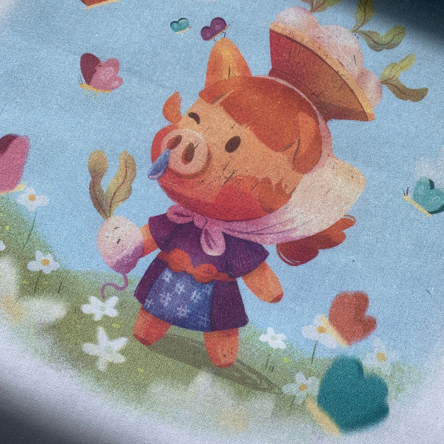 Tote Bag Juliana Animal Crossing | Bolsa Tela Fanart Daisy Mae | Animal Crossing New Horizons Fan Art 100% Algodón 40x40cm 16x16inch
