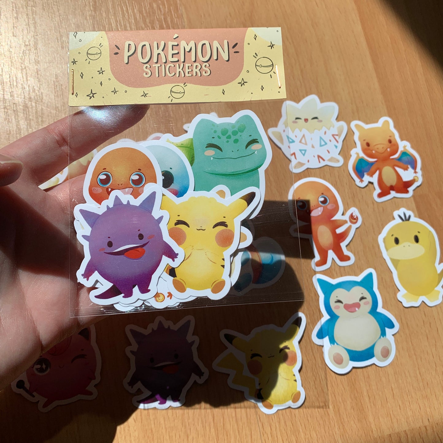 Pack Pegatinas Poke | Stickers Pack Fanart