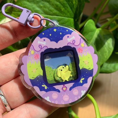 Llavero perro fanart | Tamagotchi shaker