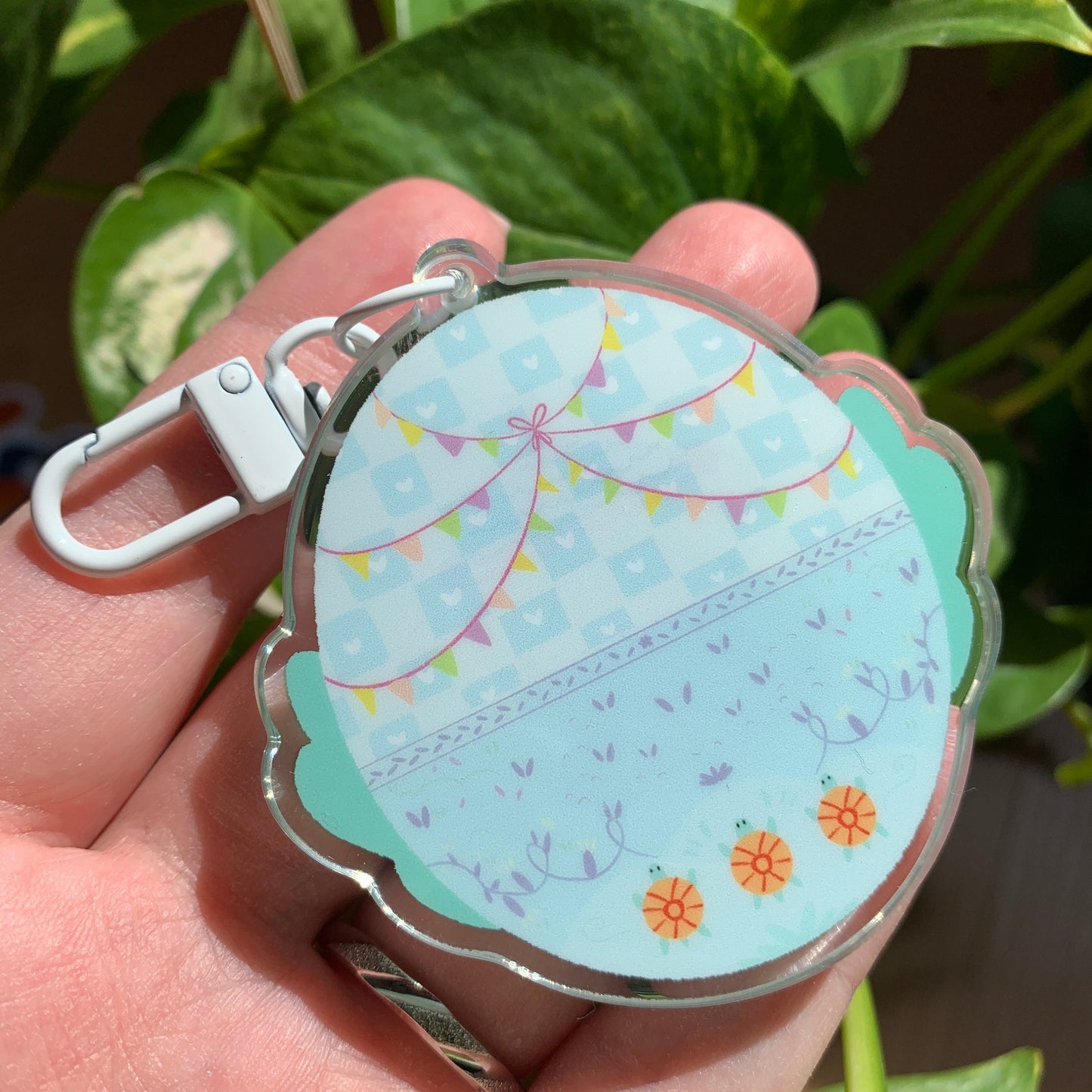 Llavero perro caseta marrón | Tamagotchi shaker