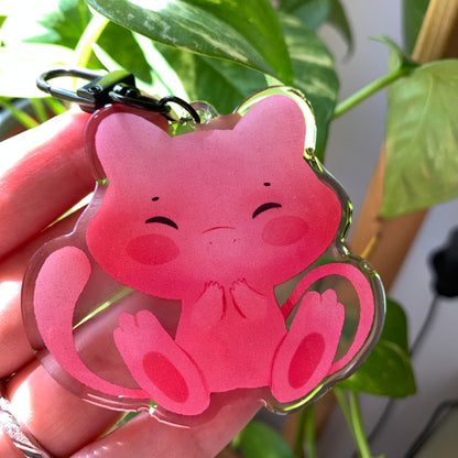 Mew-Poke Keyring | llavero | Fanart colgante regalo llaves mochila