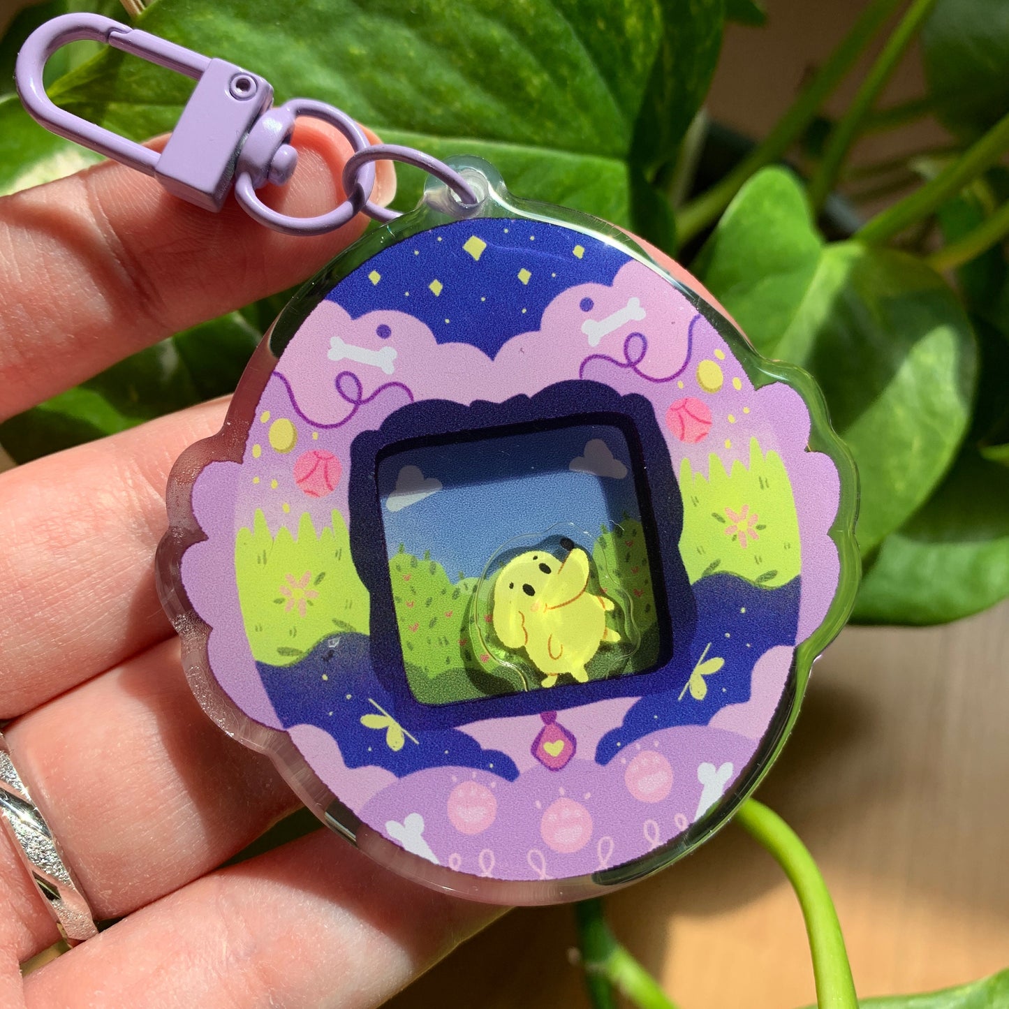 Llavero perro fanart | Tamagotchi shaker