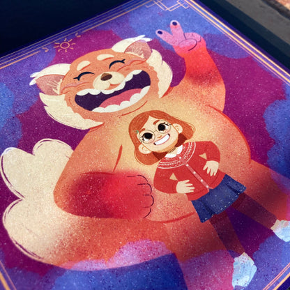 Print Turning Red | Fanart Turning Red | Ilustración Turning Red | Pixar Fan Art | Disney Fan Art