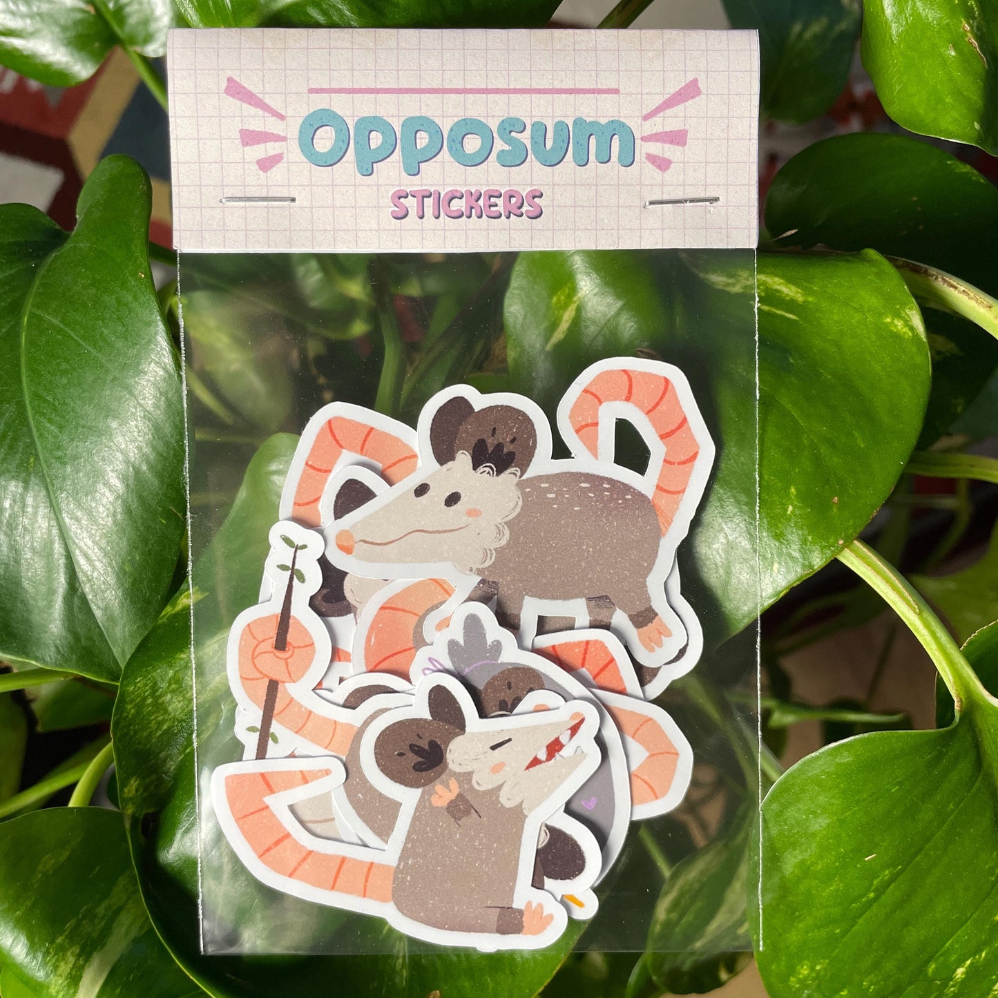 Pack de Pegatinas Zarigüeyas