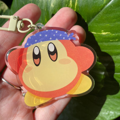 Llavero Waddle Dee Kirby |Keyring Keychain Acrilico colgante regalo llaves mochila Keychain
