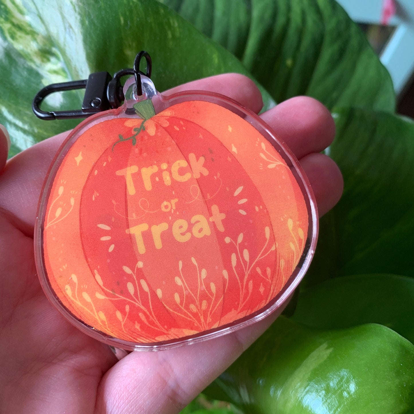 Llavero Halloween Calabaza | Tamagotchi shaker