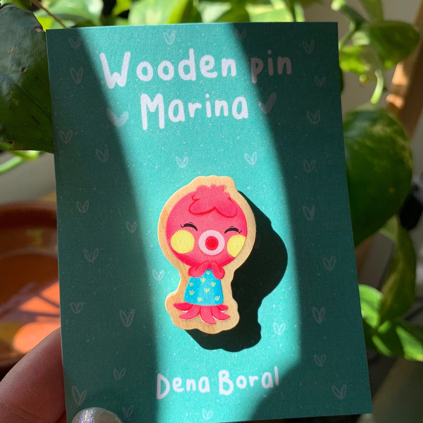 Pin de madera natural, Marina Animal Crossing New Horizons, Nintendo Switch