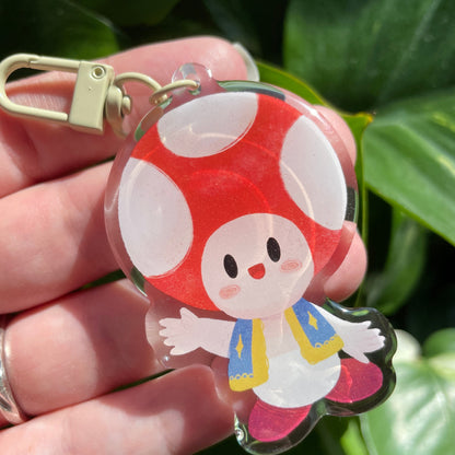 Llavero Toad | Keyring Keychain Acrilico colgante regalo llaves mochila Keychain