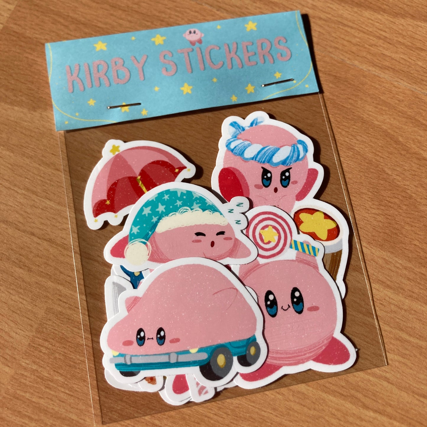 Pack Pegatinas Kirby: Stickers Pack Fanart