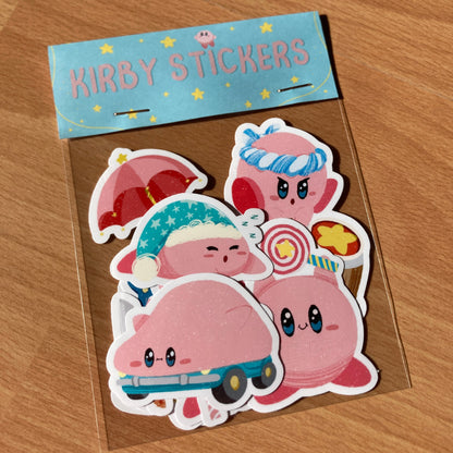 Pack Pegatinas Kirby: Stickers Pack Fanart