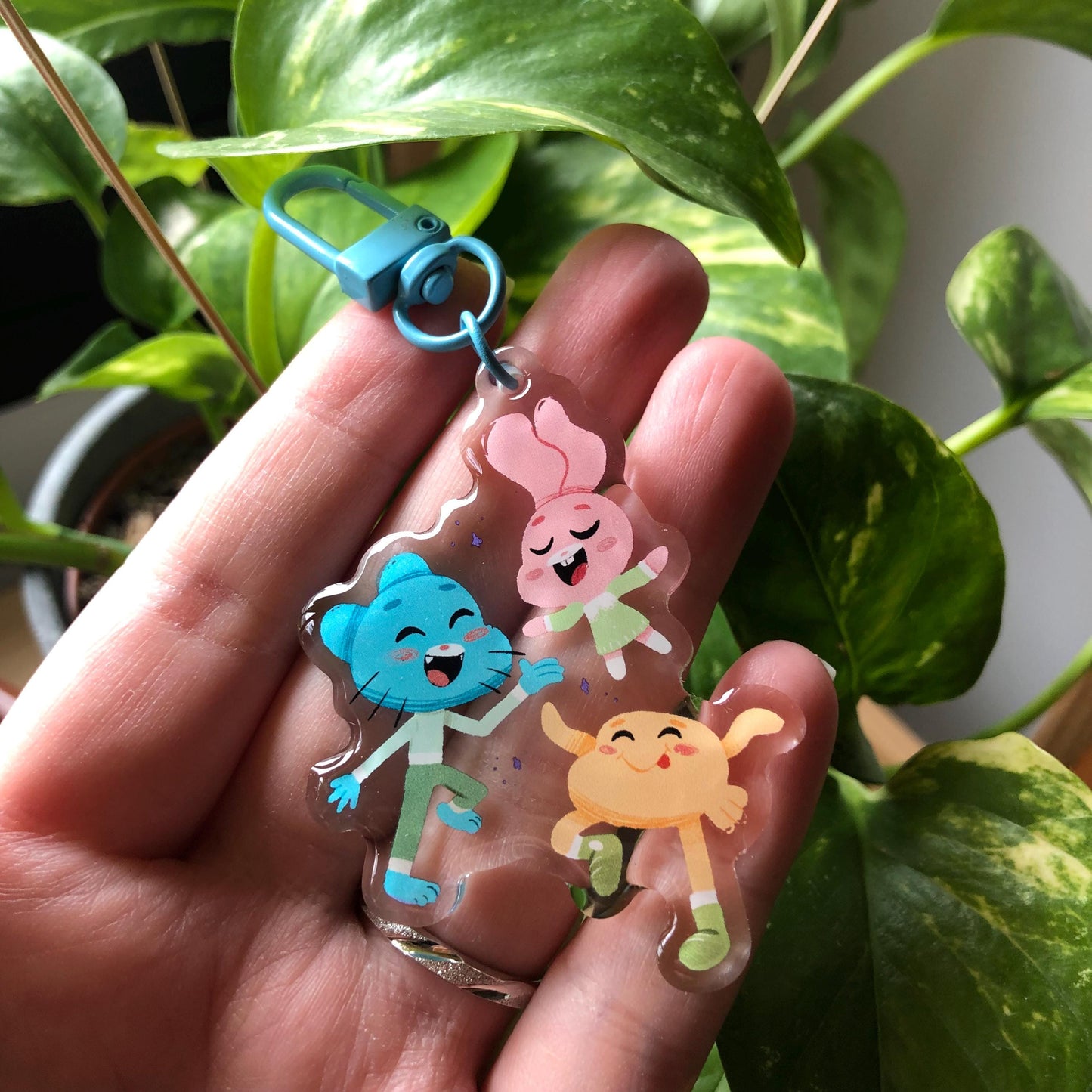 Gumball Llavero | Colgante regalo llaves mochila Keychain Keyring