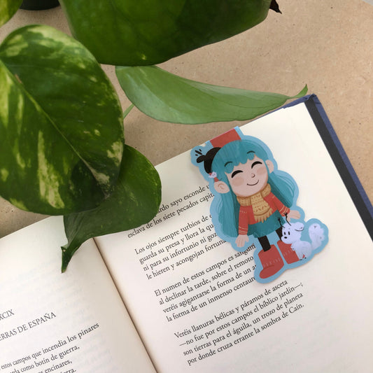 Hilda The Series Netflix Marcapáginas | Separador magnético Punto de Libro | Hecho a mano Handmade | Fans Hilda Regalo Original Libros
