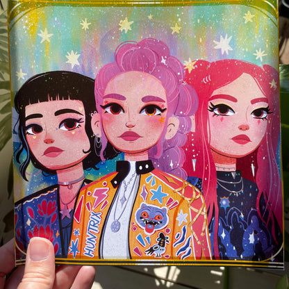 Print Huntrix:  Fanart de la colección de ilustraciones "Las Guerreras K-Pop"