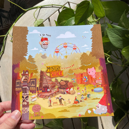 Print Gravity Falls Universe, Fanart, Ilustración impresa de la colección "Gravity Falls"