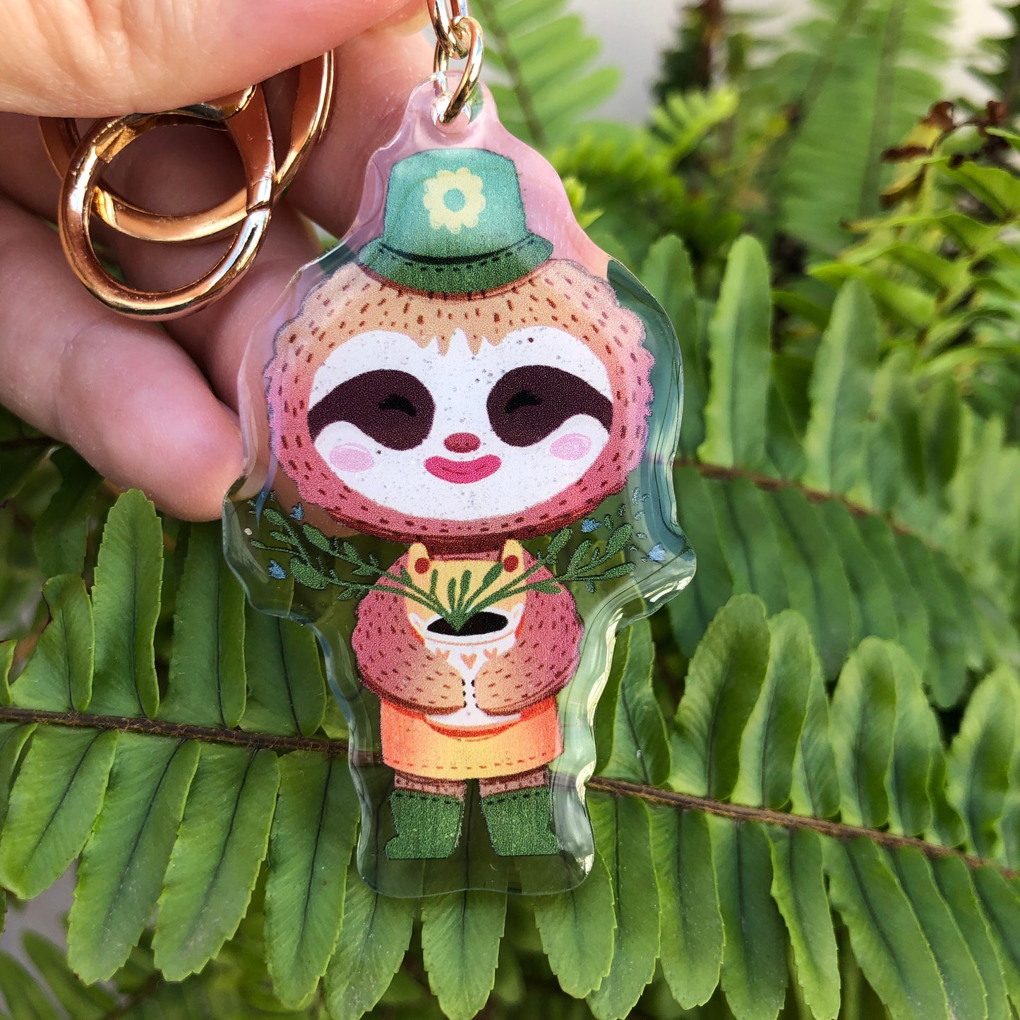 Leif Keyring | Gandulio llavero | Animal Crossing Llavero | New Horizons | Llavero colgante regalo llaves mochila Keychain