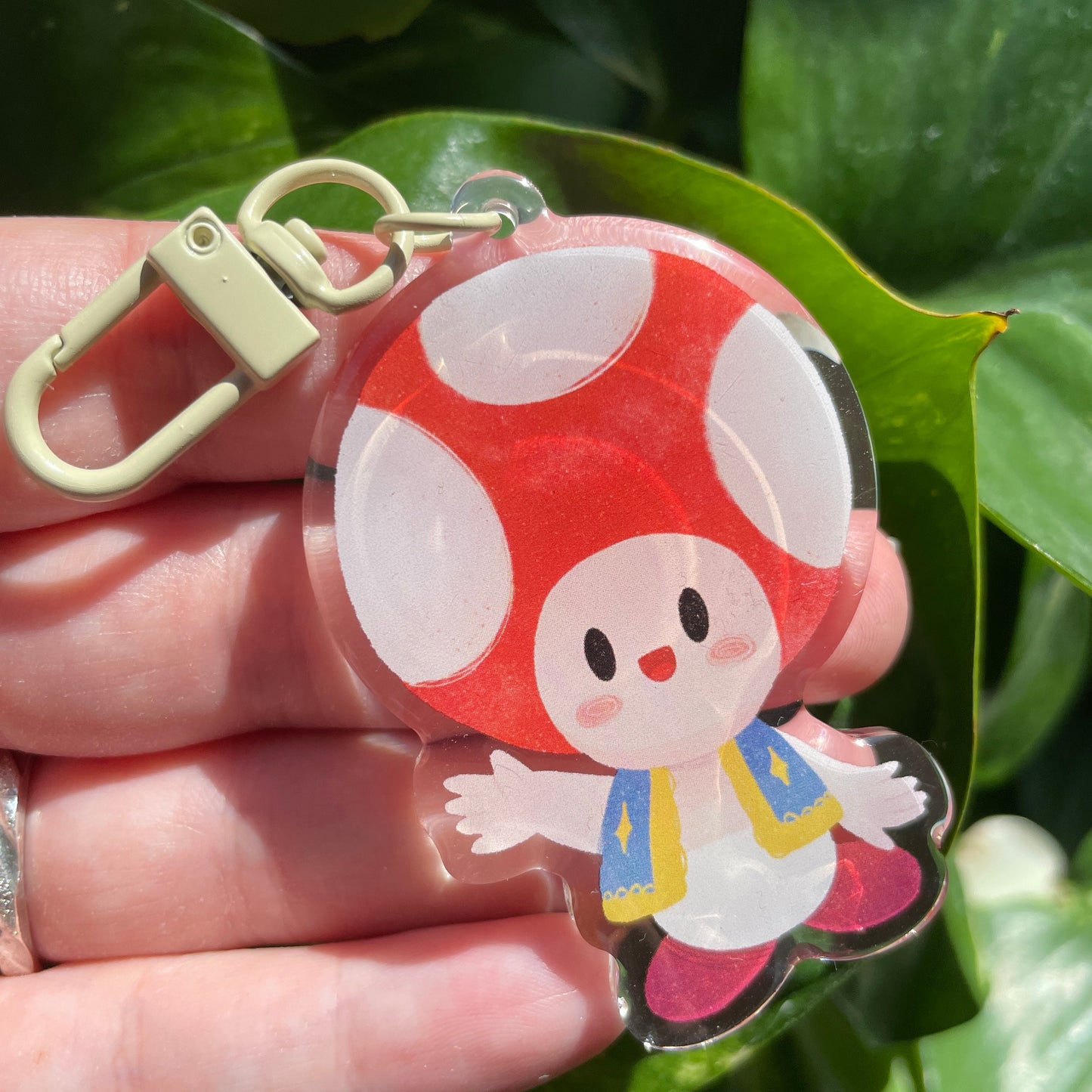 Llavero Toad | Keyring Keychain Acrilico colgante regalo llaves mochila Keychain