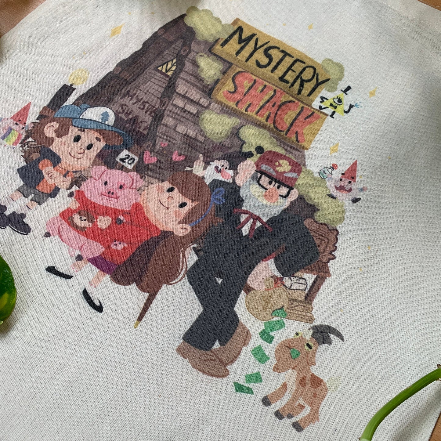 Tote Bag Gravity Falls Mistery Shack: 100% Algodón