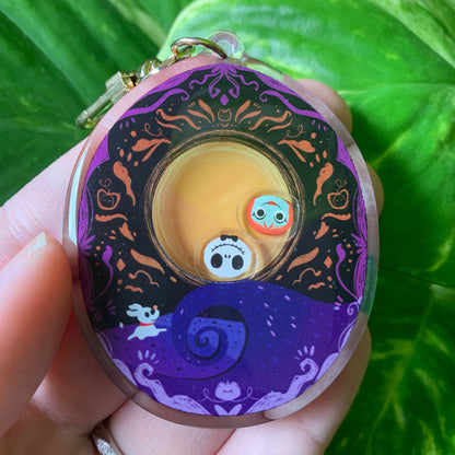 Shaker Pesadilla antes de Navidad  | Tamagotchi Llavero Jack Skeleton & Sally