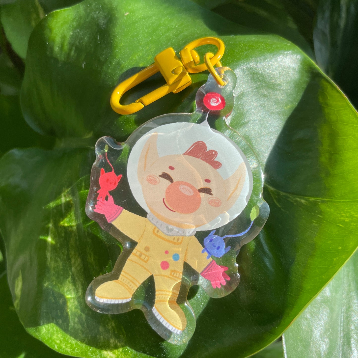 Llavero Olimar | Capitan Olimar Pikmin Keyring Keychain Acrilico colgante regalo llaves mochila Keychain