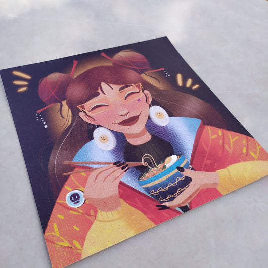 Print Ramen Girl | Ilustración Ramen Girl