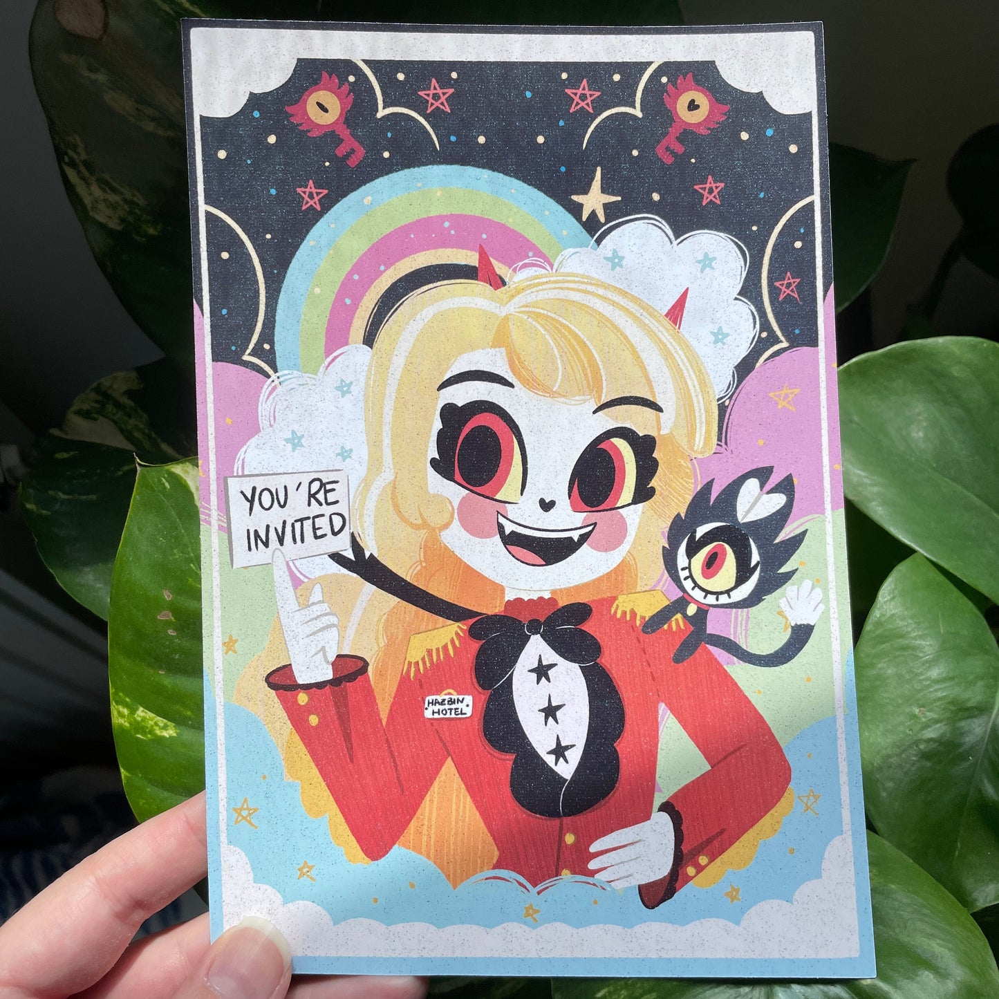 Print Hazbin Hotel Tamaño A5 | Fanart | Ilustración | Lámina ilustrada