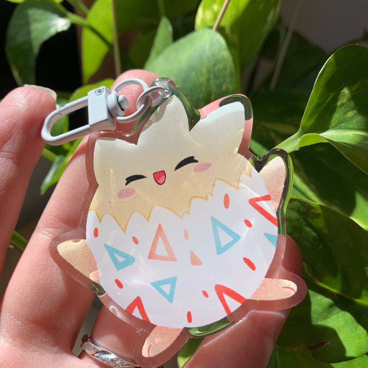 Togepi-Poke Keyring | llavero | Fanart colgante regalo llaves mochila
