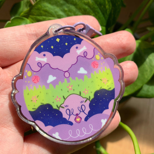 Llavero perro fanart | Tamagotchi shaker