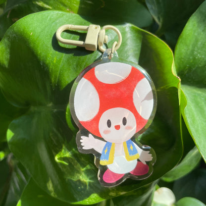 Llavero Toad | Keyring Keychain Acrilico colgante regalo llaves mochila Keychain