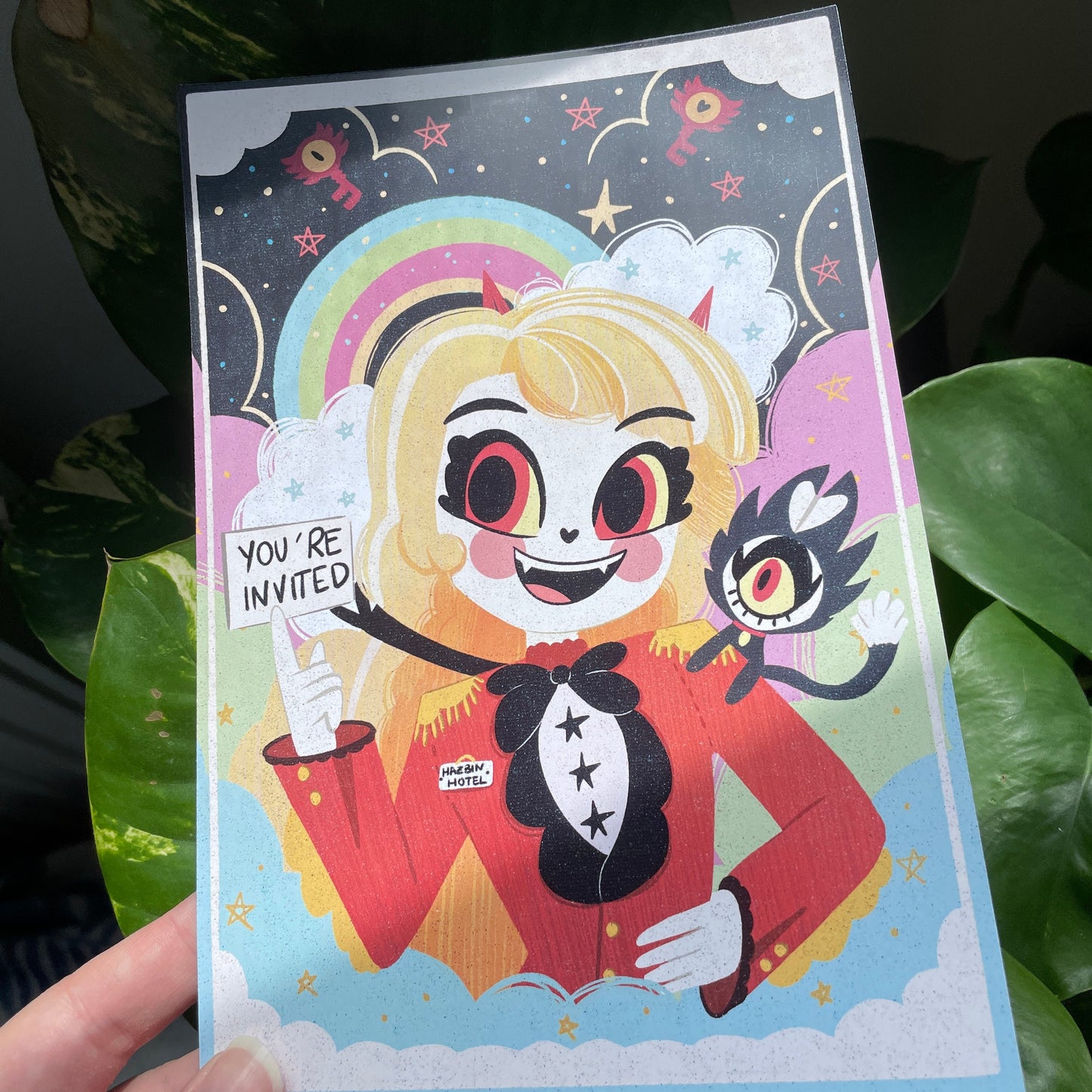 Print Hazbin Hotel Tamaño A5 | Fanart | Ilustración | Lámina ilustrada