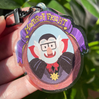 Stan Pines Summerween Gravity Falls Keychain Keyring |  llavero | Fanart colgante regalo llaves mochila