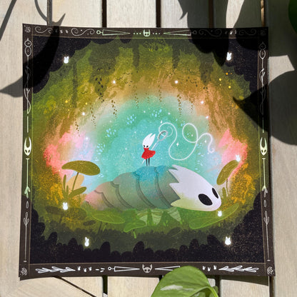 Print Hornet Silksong: Ilustración impresa de la colección Hollow Knight