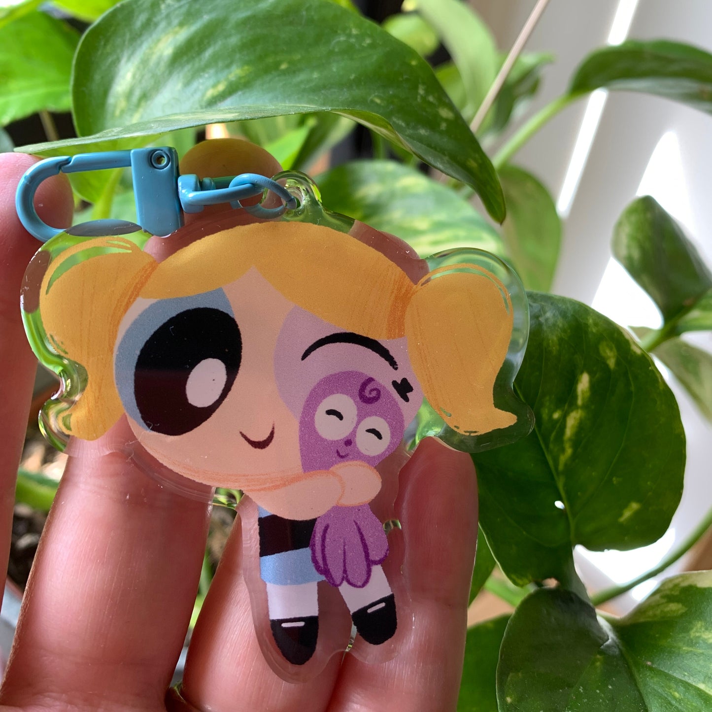 Llavero Burbuja Las Supernenas | Bubbles The Powerpuff Girls Keychain | Cartoon Network Fanart | Las Chicas Superpoderosas