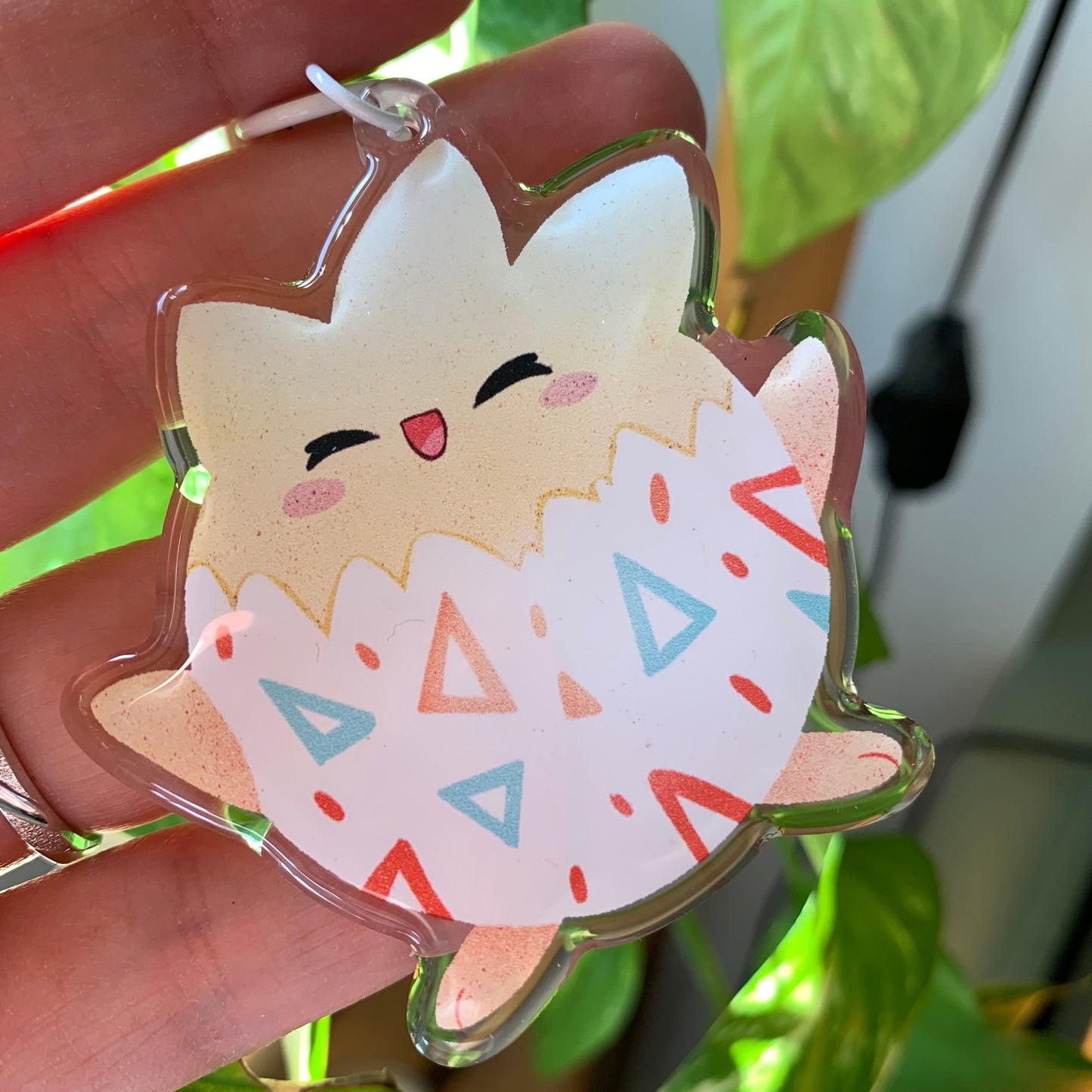 Togepi-Poke Keyring | llavero | Fanart colgante regalo llaves mochila