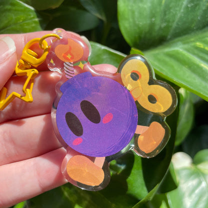 Llavero Bob-Omb | Keyring Keychain Acrilico colgante regalo llaves mochila Keychain