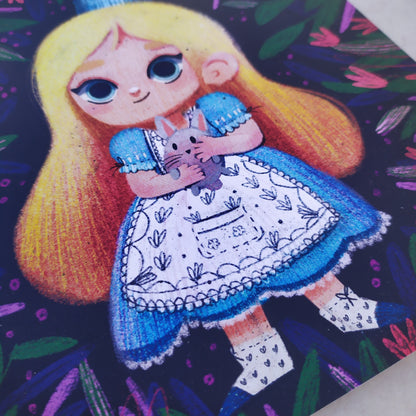 Print Alice | Ilustración Alice | Fanart Alice in Wonderland | Disney Fan Art | Alicia en el país de las maravillas