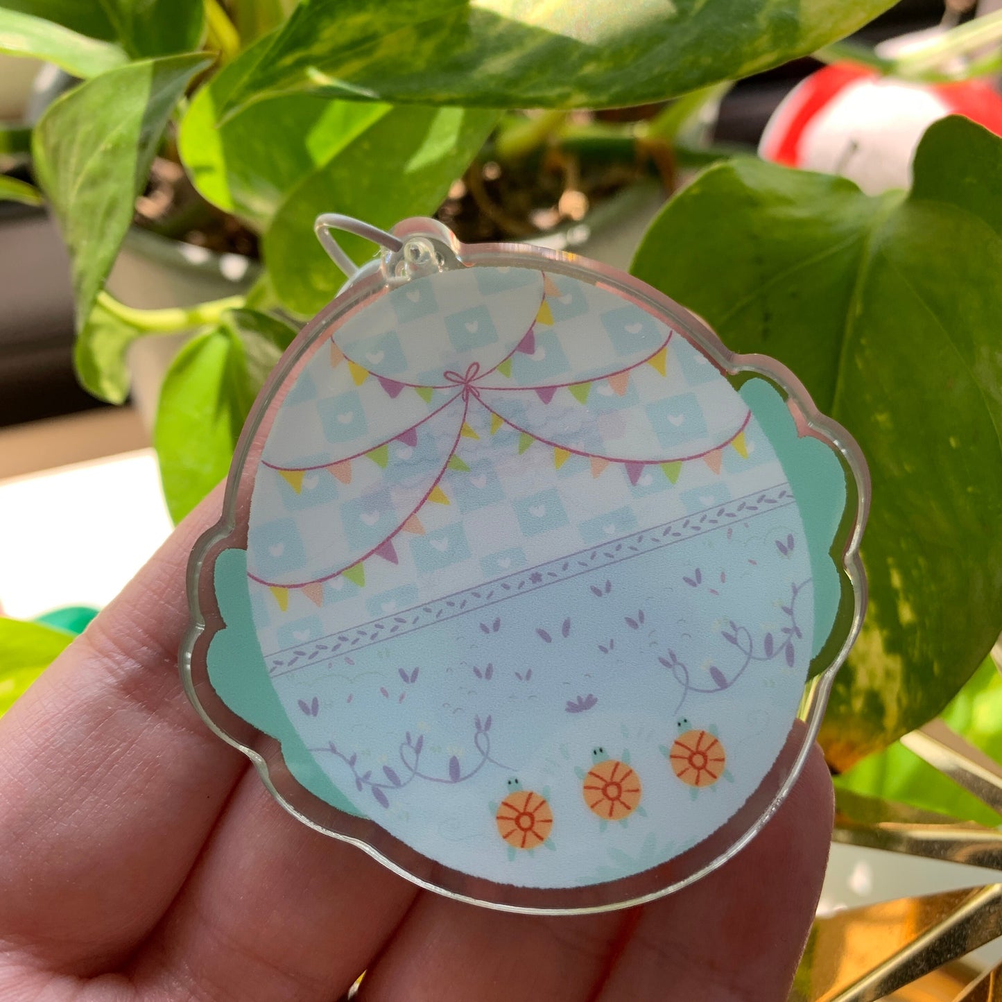 Llavero perro caseta gris | Tamagotchi shaker