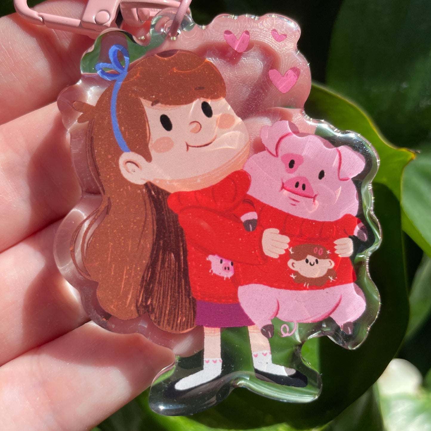 Mabel Gravity Falls Keychain Keyring |  llavero | Fanart colgante regalo llaves mochila