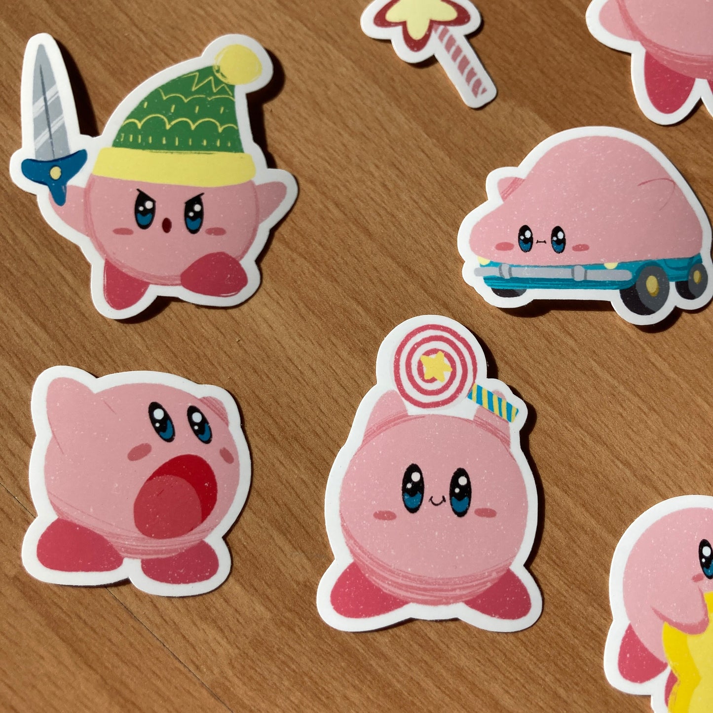 Pack Pegatinas Kirby: Stickers Pack Fanart
