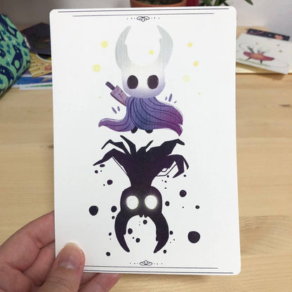 Pack 2 Prints Hollow Knight: Fanart de Videojuego, Ilustración Doble