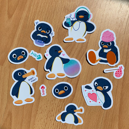 Pack Pegatinas Pingu | Stickers Pack | Fanart