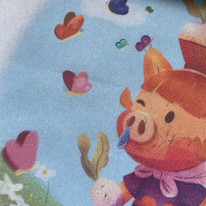 Tote Bag Juliana Animal Crossing | Bolsa Tela Fanart Daisy Mae | Animal Crossing New Horizons Fan Art 100% Algodón 40x40cm 16x16inch