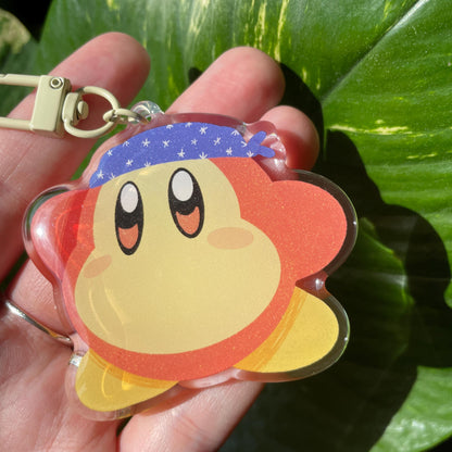 Llavero Waddle Dee Kirby |Keyring Keychain Acrilico colgante regalo llaves mochila Keychain