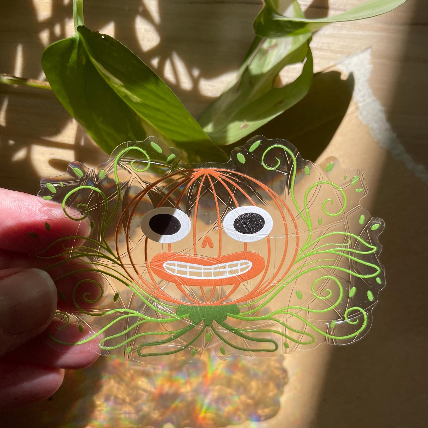 Enoch Suncatcher, OTGW Pegatina atrapasol reutilizable para ventana