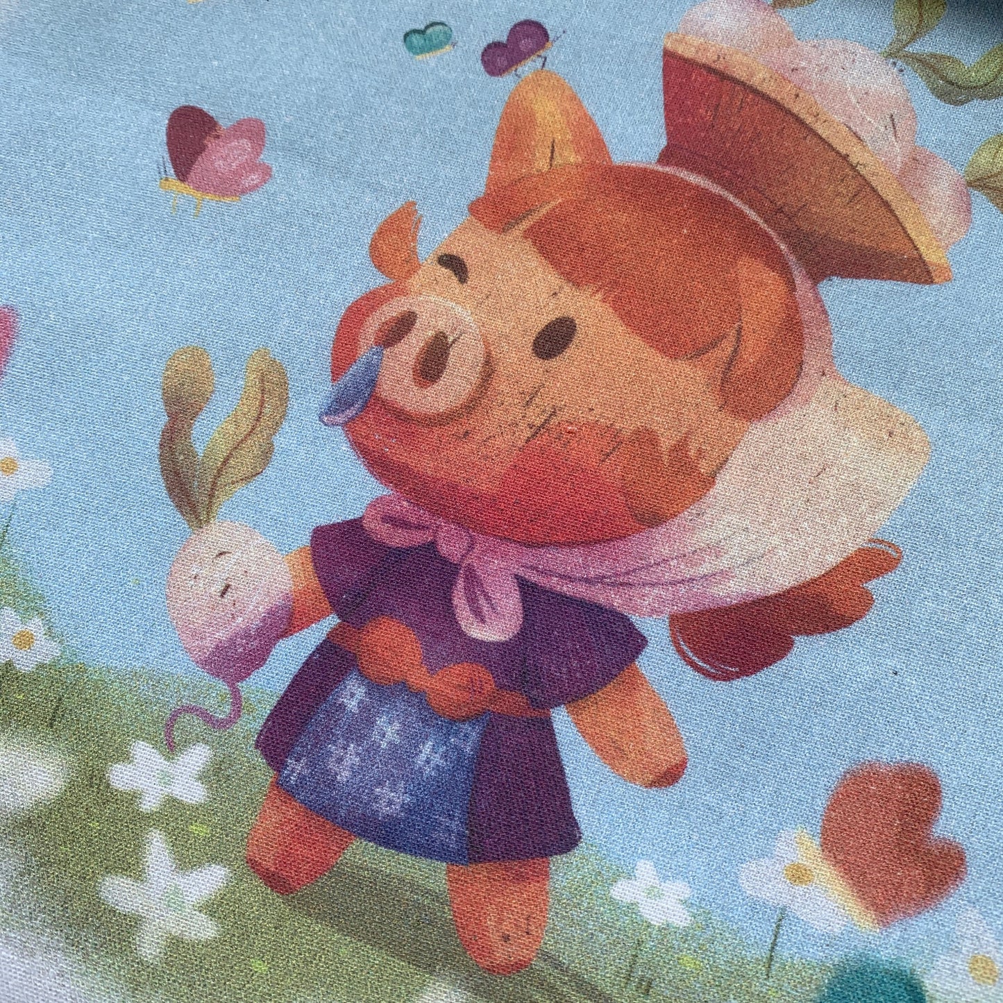 Tote Bag Juliana Animal Crossing | Bolsa Tela Fanart Daisy Mae | Animal Crossing New Horizons Fan Art 100% Algodón 40x40cm 16x16inch