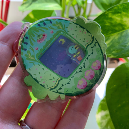 Llavero flores fanart | Tamagotchi shaker