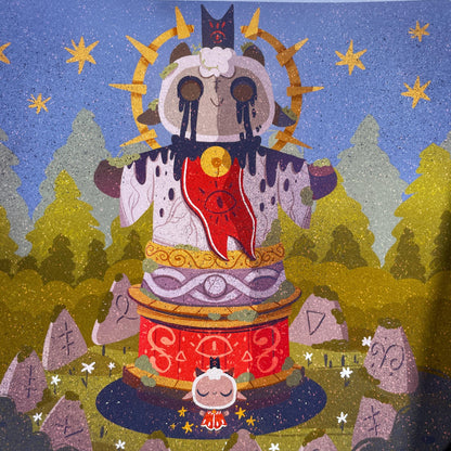Print Cult of the Lamb Totem | Fanart | Ilustración impresa Cult of the Lamb Collection