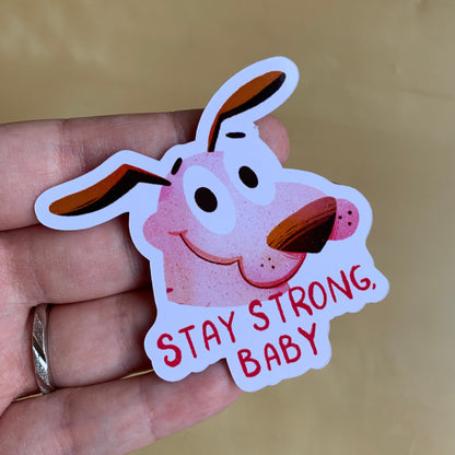 Pack Pegatinas Agallas el Perro Cobarde | Courage the Cowardly Dog Stickers Pack | Fanart