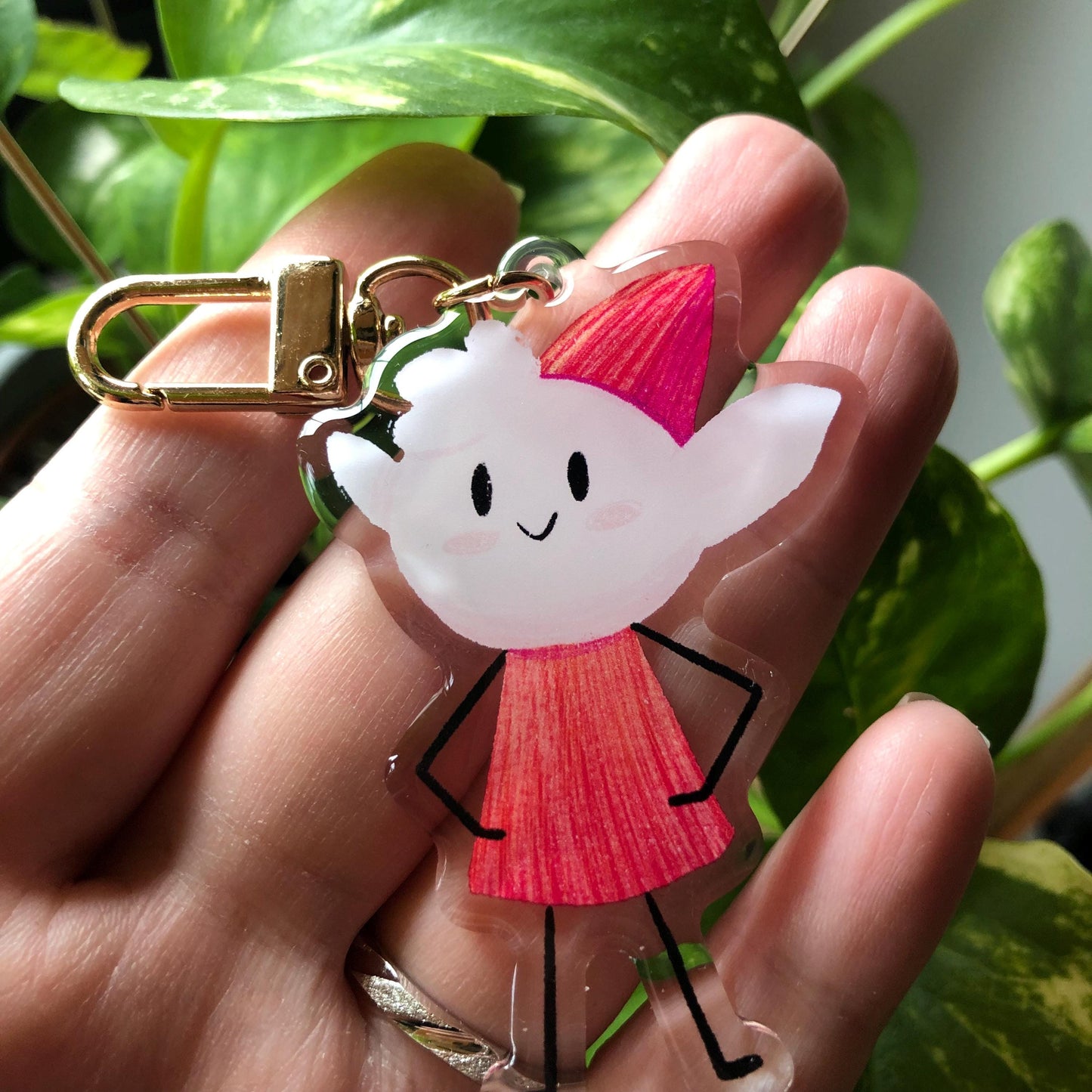 Alfur Keyring | Hilda llavero | Fanart Netflix Hilda the Series | Llavero colgante regalo llaves mochila