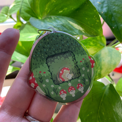 Shaker Champiñon Llavero | Tamagotchi shaker Keychain Champiñones Mushroom Seta Silvestre