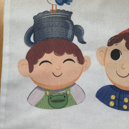 Tote Bag Over The Garden Wall | Bolsa Tela Fanart Mas Allá del Jardín | Fan Art Wirt & Greg  100% Algodón 40x40cm 16x16inch